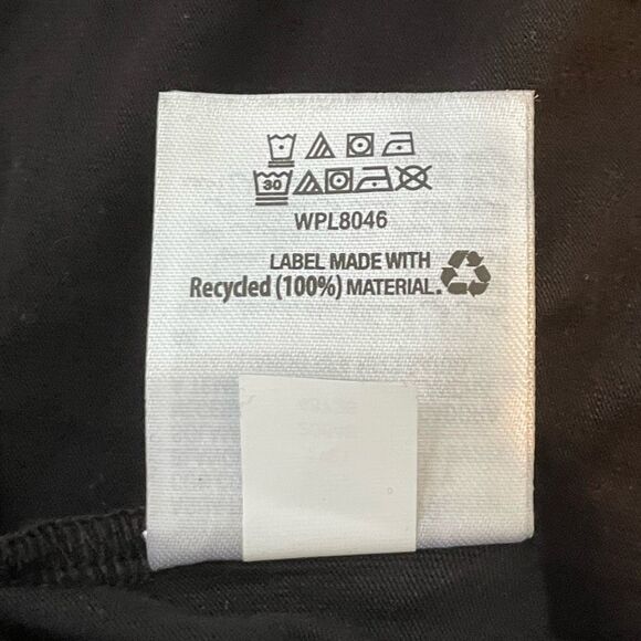 Alfani Contrast Trim Short Robe Black White Trim Knit Wrap Bathrobe Long Sleeve - Picture 12 of 12